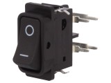 &Icirc;ntrerupător Basculant ON-OFF 16A 250V Negru