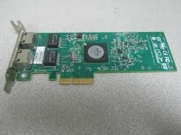 Placa reta Broadcom BCM5709CC0KPBG PCI Express Dual Port Gigabit Ethernet Network Card foto