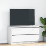 vidaXL Dulap TV alb 100x35x54 cm lemn prelucrat
