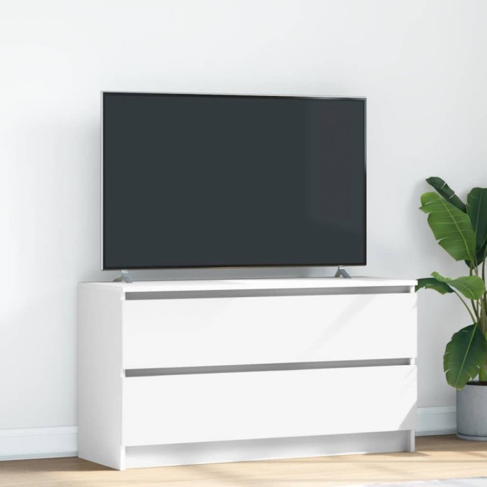vidaXL Dulap TV alb 100x35x54 cm lemn prelucrat 861805