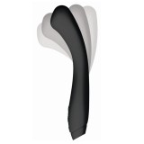 Vibrator Punctul G Juno Flex, 7 Moduri Vibratii, 5 Intensitati Viteza, Silicon, USB, Negru, 18 cm, JE JOUE