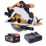 Cumpara ieftin Fierastrau circular de mana fara fir Evolution R165CCS-Li de 18V Li-Ion EXT cu disc de taiere multi-materiale de 165mm