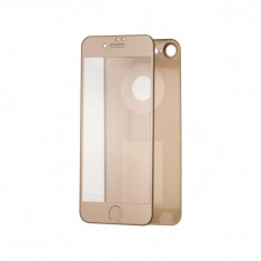 Folie Sticla +Aluminiu Wozinsky 3D 360 Aurie Pentru Iphone 7 Plus,Iphone 8 Plus