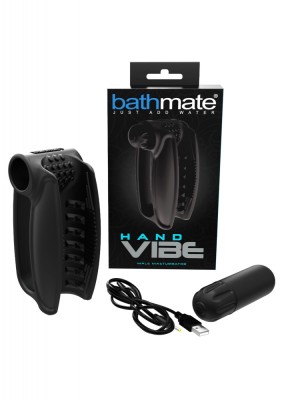 Stimulator Hand Vibe, 10 Moduri Vibratii, Silicon, USB, Negru foto
