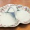 Platou compartimentat / centru masa - model baroc - Royal Limoges - 1980 - 28 cm