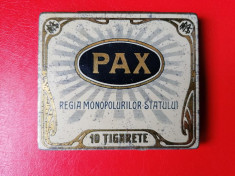 Cutie tigari tigarete Pax Pacea de la Bucuresti foto