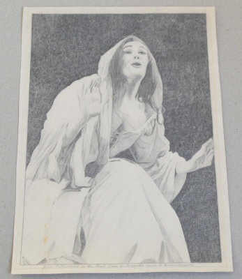 &amp;quot;Joan Sutherland in the Mad Scene in Donizetti&amp;#039;s Lucia&amp;#039;s Lammermoor&amp;quot; desen 1962 foto