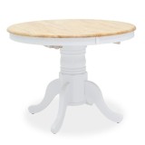 Cumpara ieftin Masa Lars Extensibila Alb - Natural 38)x100x75 cm