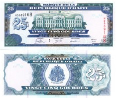 Haiti 25 Gourdes 2015 P-266f UNC foto
