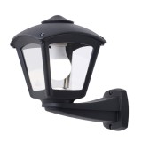 Aplica Roby 1XE27 IP55, gri, Fumagalli
