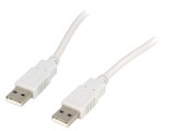 Cablu USB 2.0 A-A 3m Gri Deschis