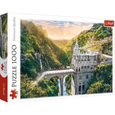 Puzzle Trefl 1000 Sanctuarul Las Lajas Columbia foto