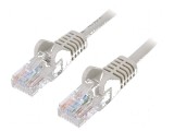 Patch cord U/UTP 5e 5m CCA PVC gri 27AWG, Goobay
