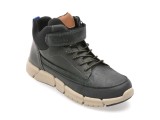 Ghete GEOX negre, J369BA, din piele naturala