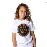 Paris Saint Germain tricou de copii Stripe Logo white - 140
