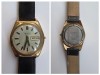 Ceas barbati vintage RAKETA, Rusia / URSS / USSR, curea piele antialergica, calendar, perioada comunista, Mecanic-Manual