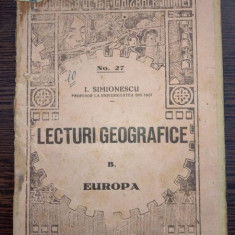 Lecturi Geografice, F. America de sud , I. Simionescu