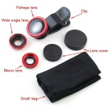 Cumpara ieftin Obiectiv-Lentila universala pentru telefon Clip Lens 3 in 1