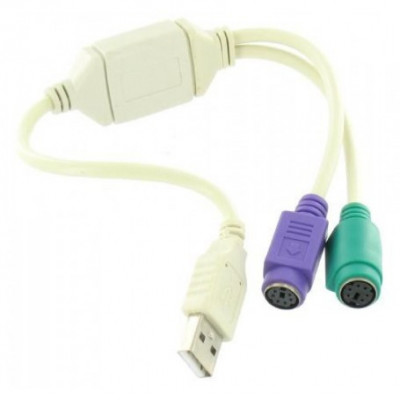 Adaptor USB la 2 x PS / 2 YPU002 foto