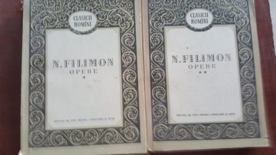 Opere vol.1-2- Nicolae Filimon foto