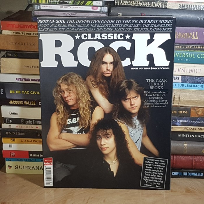 MAGAZINE / REVISTA CLASSIC ROCK , IANUARIE 2012 ( FARA CD ) *