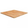 VidaXL Blat masă pătrat maro deschis 60x60x1,5 cm lemn stejar tratat 343002