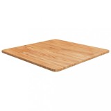 vidaXL Blat masă pătrat maro deschis 60x60x1,5 cm lemn stejar tratat