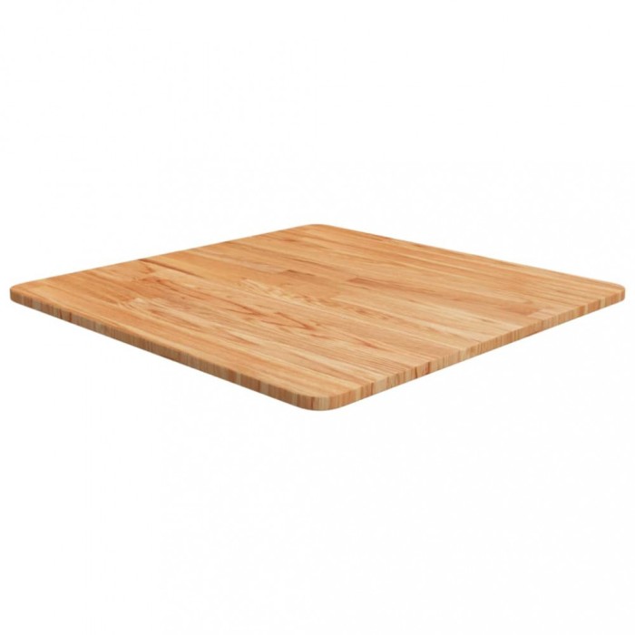 vidaXL Blat masă pătrat maro deschis 60x60x1,5 cm lemn stejar tratat 343002