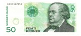 Norvegia 50 Kroner 2008 P-46 Seria K600342750