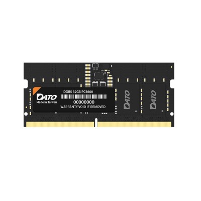 Dato - Computer Memory (DT8G5DS48) - for Laptop, DDR5, RAM, 8GB, 4800MHz - Black foto