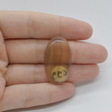 Cabochon fluorit galben 32x18x6mm c99