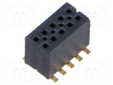 Conector SAMTEC şiruri pini tată PIN 10 1,27mm aurit SMT soclu