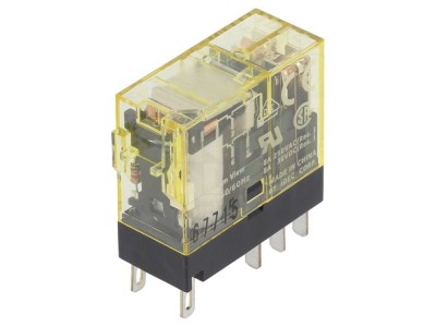 Releu electromagnetic DPDT 24VAC 8A foto