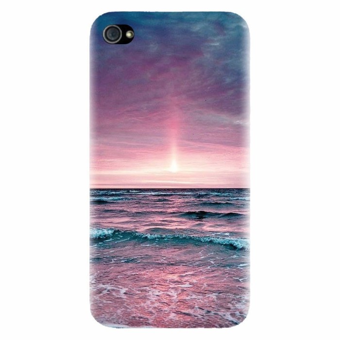 Husa silicon pentru Apple Iphone 4 / 4S, Calm Sea