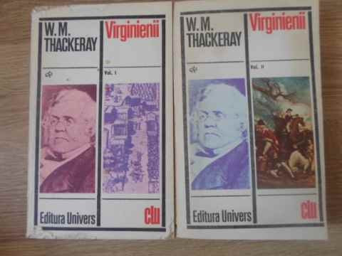 VIRGINIENII VOL.1-2-WILLIAM MAKEPEACE THACKERAY