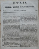 Ziarul Foaia pentru minte , inima si literatura , nr. 9 , 1856