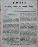 Ziarul Foaia pentru minte , inima si literatura , nr. 9 , 1856