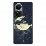 Husa compatibila cu Oppo Reno10 5G Silicon Gel Tpu Model Moon Climbing