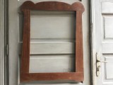 arta / design / vintage - Rama veche din lemn realizata in prima parte a secolului XX model taranesc si Art Nouveau pentru fotografii de epoca !