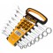 Set de 8 chei de piulite combinate Cr-V, 8-19mm