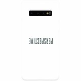 Husa silicon personalizata pentru Samsung Galaxy S10, Perspective