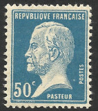 FRANTA - LOUIS PASTEUR 1923 MNH - 50 c., Nestampilat