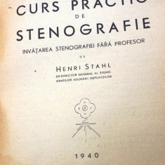 Curs practic de stenografia H Stahl 1940