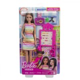 BARBIE SET DE JOACA PAPUSA BARBIE SATENA FACE CARIERA PROFESOARA, Mattel
