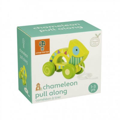 Jucarie de tras cameleon, Orange Tree Toys foto