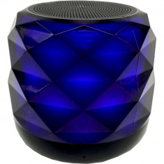Boxa Portabila Wireless Bluetooth A20 Pro, Sunet 3D, Sistem LED, Suport Card Memorie, Set Blue Albastru foto