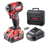 Cheie de impact cu acumulator RDI-IBW03, 20 V, 4 Ah, 280 Nm, 1 / 2&quot;, Raider 031303