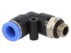 Racord push-in unghiular G 1/8 PBT