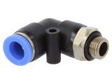 Racord push-in unghiular G 1/8 PBT