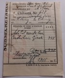Chitanta , administratia mosie , 1942